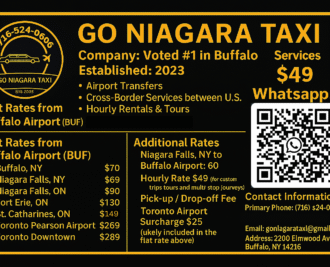 How Much is a Taxi from Buffalo Airport to Niagara Falls?
