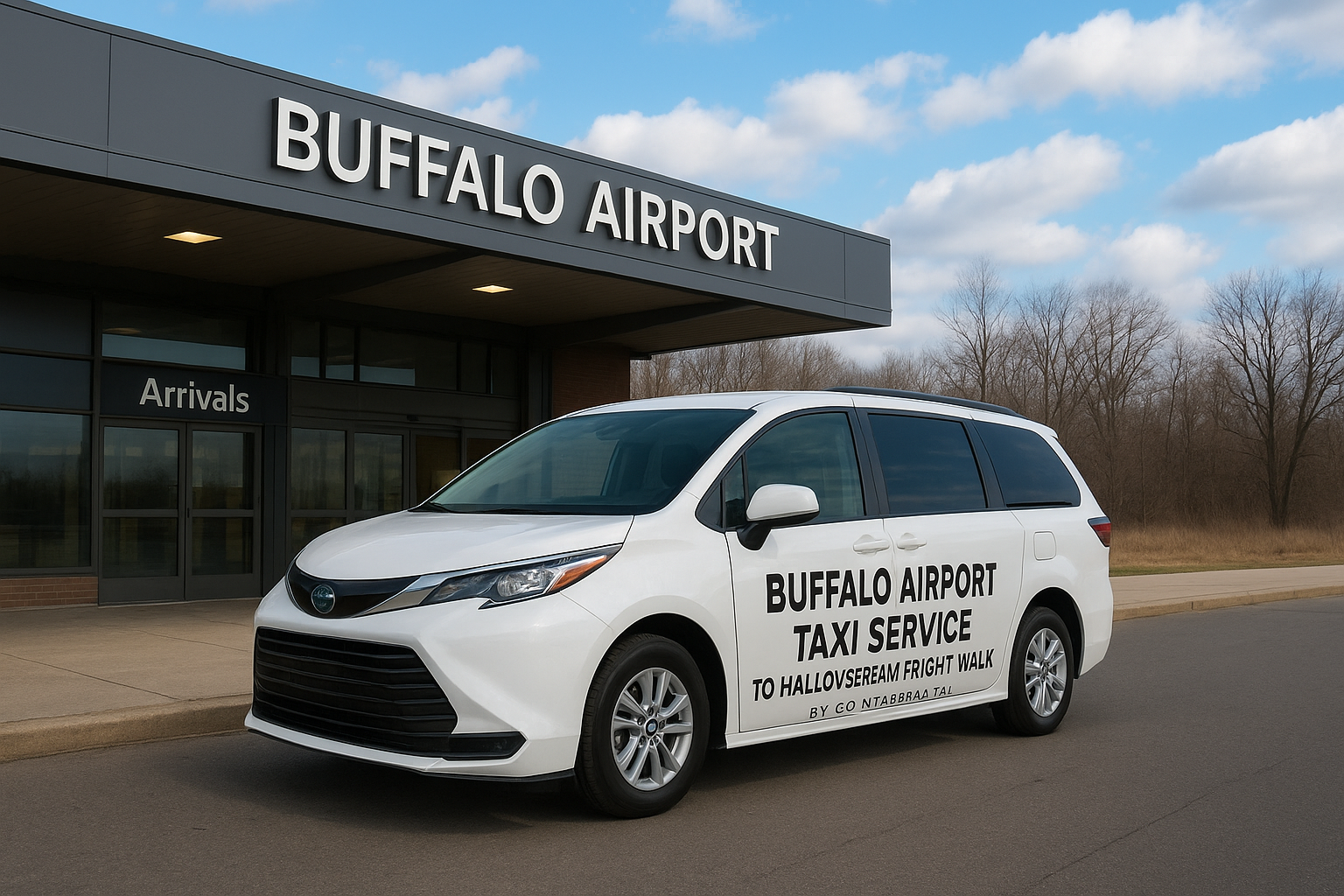 Buffalo Airport Taxi Service to Hallowscream Fright Walk