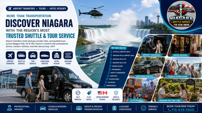 Discover Niagara with the Region's Most Trusted Shuttle & Tour Service